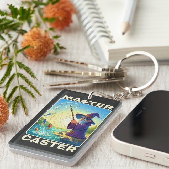 Porte-clefs Master Caster - Assistant Pêche magique (Devant droit)