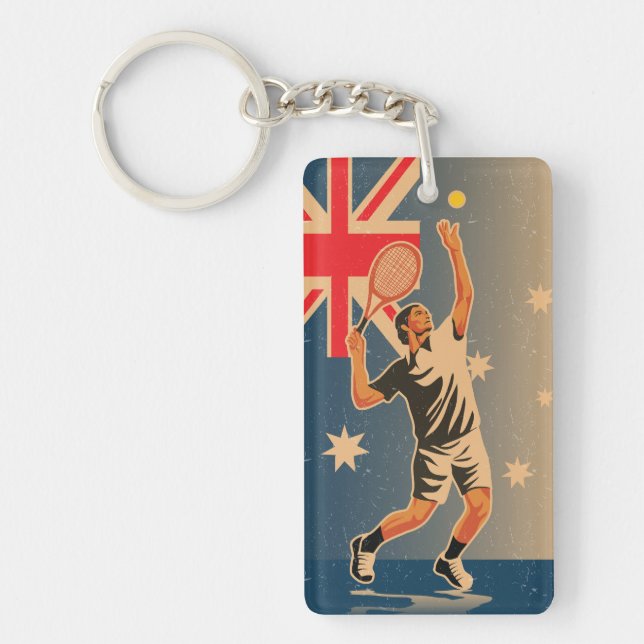 Porte-clefs Match de tennis (Devant)