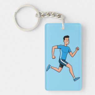 Porte-clefs Matériel de course – Course à pied inspirante