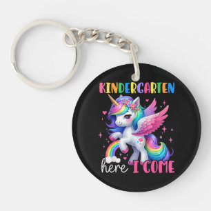 Porte-clefs Maternelle j'arrive licorne rentrée scolaire