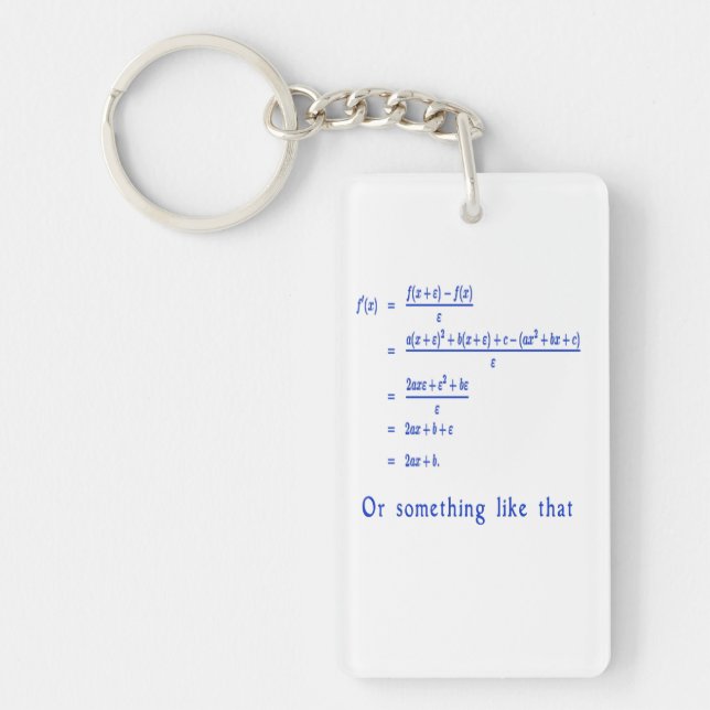 Porte-clefs Math (Devant)
