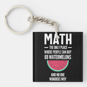 Porte-clefs Maths. Drôle Math Sarcasm Citation Cadeau