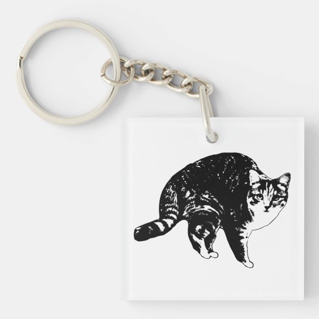 Porte-clefs Matin Tabby Bell (Devant)