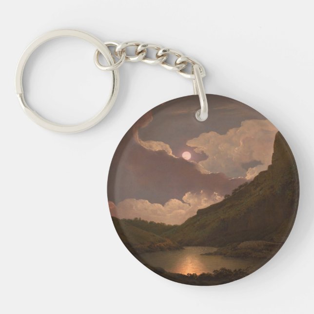 Porte-clefs Matlock Tor par clair de lune (Devant)