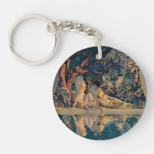 Porte-clefs Maxfield Parrish Le Jardin d'Allah 1918 Beaux-Arts