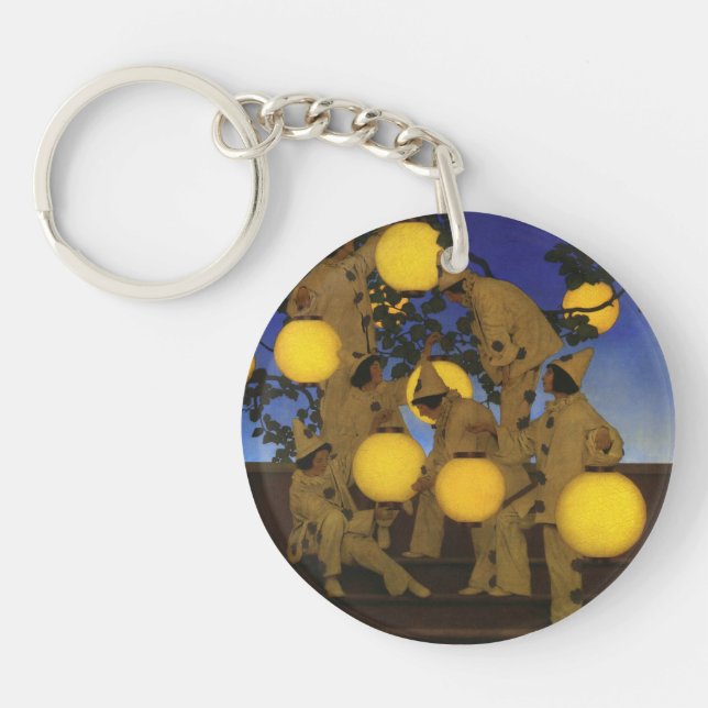 Porte-clefs Maxfield Parrish Les Porteuses de Lanternes 1908 V (Devant)