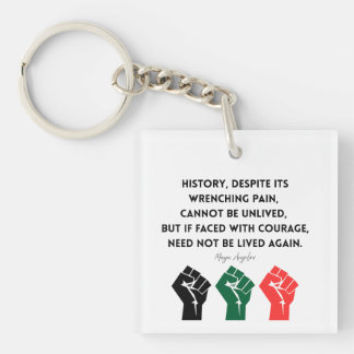 Porte-clefs Maya Angelou Cite Histoire Courage Soudan