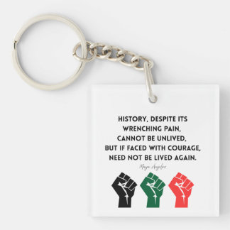 Porte-clefs Maya Angelou Cite Histoire Courage Soudan