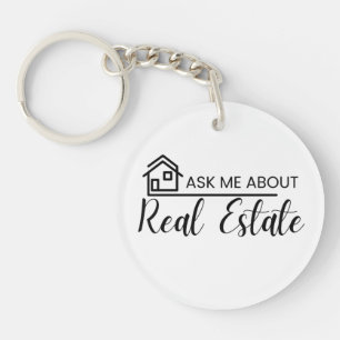 Porte-clefs me demander immobilier Shirt Realtor Marketing