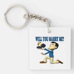 Porte-clefs Me Marieras-Tu 9