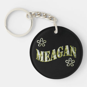 Porte-clefs Meagan, Dames Nom Logo,