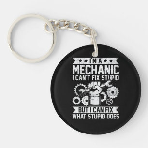 Porte-clefs Mécanicien automobile drôle Ingénieur Hommes Femme