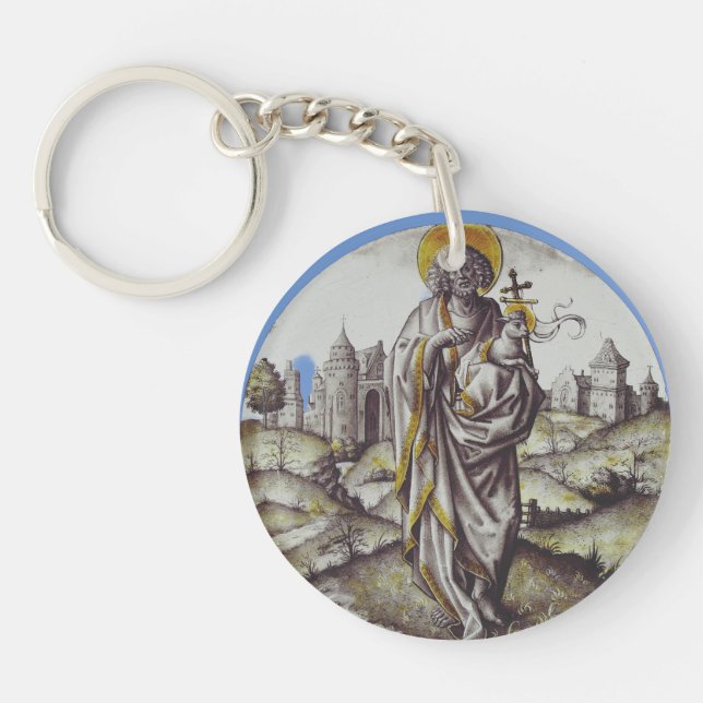 Porte-clefs Médaillon avec saint Jean Baptiste (Devant)