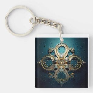 Porte-clefs Médaillon Inspiré de l'Image Fantastique Steampunk