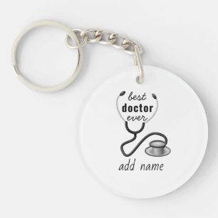 Porte-clefs Médecin Exceptionnel Personnalisé Merci Médecin