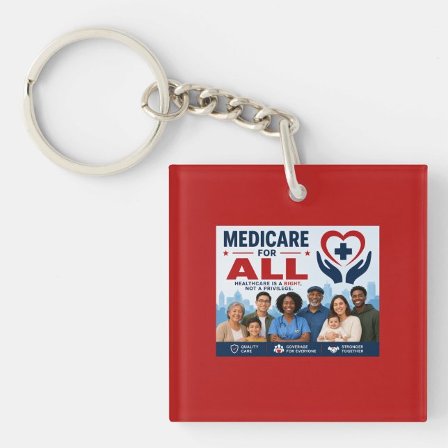 Porte-clefs Medicare pour tous (Devant)