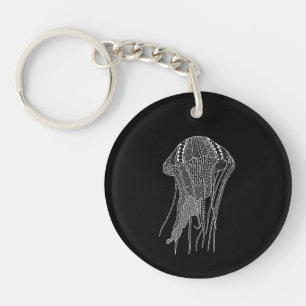 Porte-clefs Méduse tribale