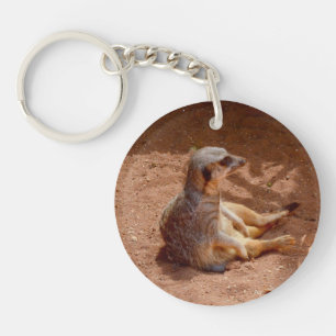 Porte-clefs Meerkat Lazy Days,
