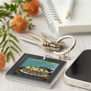 Porte-clefs Méfiez-vous des Ciboulettes d'Amidon – Bande Dessi