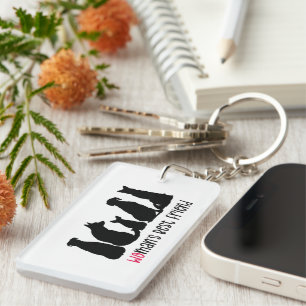 Porte-clefs Meilleur ami chien de femme personnalisée