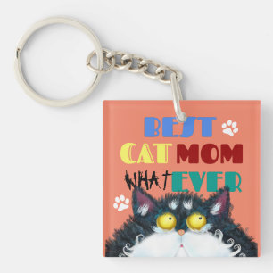 Porte-clefs Meilleur Cat Maman jamais   Amoureux de les chats 