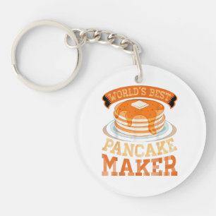 Porte-clefs Meilleur créateur de crêpes du monde - Drôle créat