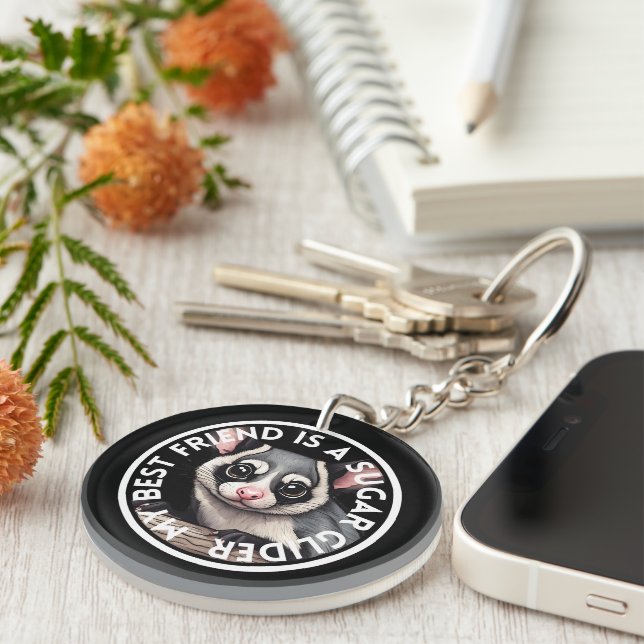 Porte-clefs Meilleur Fileur à sucre ami (Devant droit)