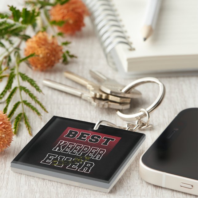 Porte-clefs Meilleur gardien jamais (Devant Droit)