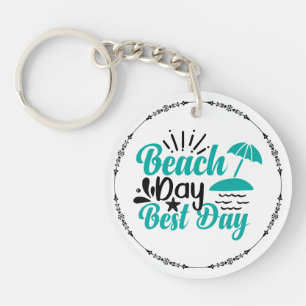 Porte-clefs Meilleur Jour De Plage-68634