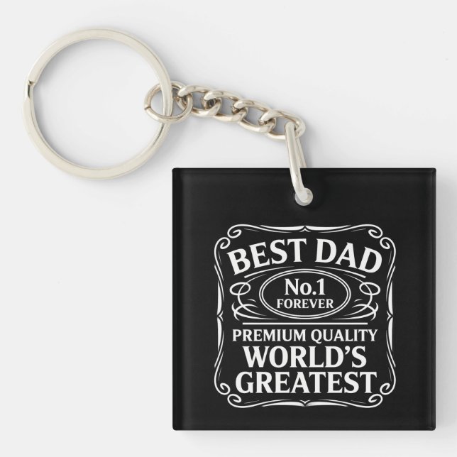 Porte-clefs Meilleur Papa (Devant)