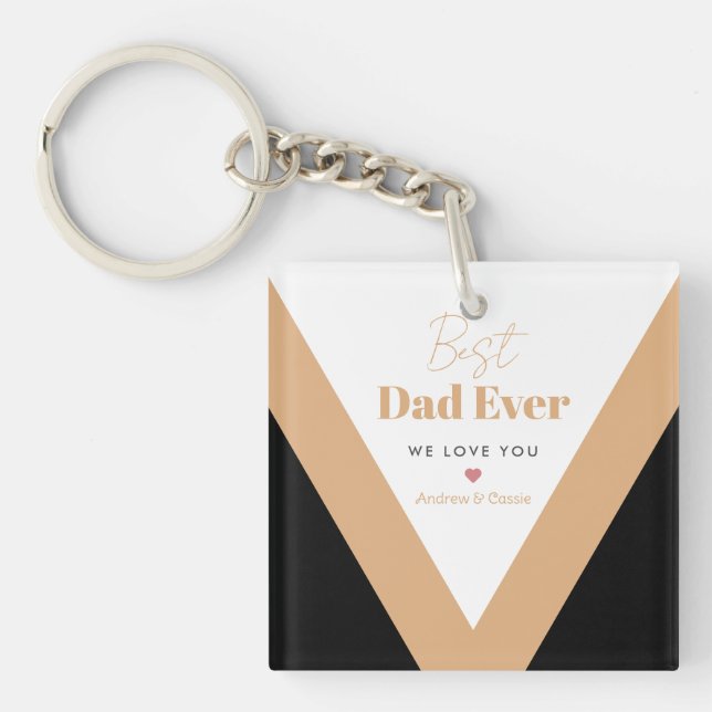 Porte-clefs Meilleur papa (Devant)