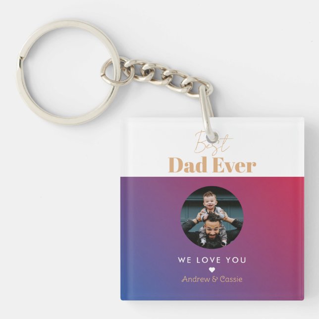 Porte-clefs Meilleur papa (Devant)