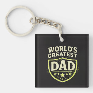 Porte-clefs Meilleur Papa de la Terre Fête des Pères