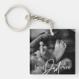 Porte-clefs Meilleur Papa De Tous Les Temps Moderne Classique