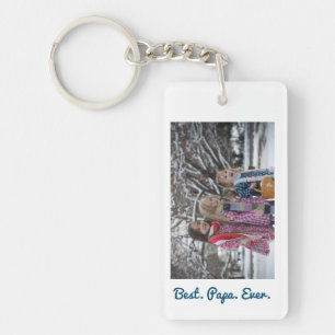 Porte-clefs Meilleur Papa jamais aimer ton père Photo Fête d