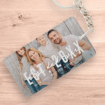 Porte-clefs Meilleur papa Jamais Athlétisme Fête des pères pho<br><div class="desc">Ce design simple et moderne est composé de san serif et de typographie de script ludique.</div>