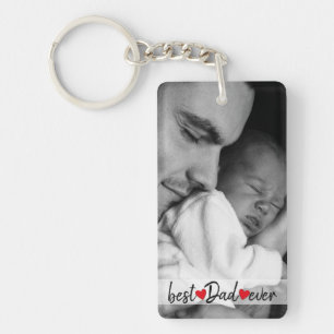 Porte-clefs Meilleur papa jamais personnalisé 2 photo