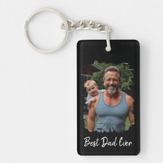 Porte-clefs Meilleur papa jamais Porte - clé photo personnalis