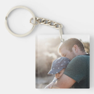 Porte-clefs Meilleur papa jamais Porte - clé photo personnalis