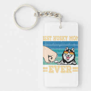Porte-clefs Meilleur Porte - clé Carré Husky