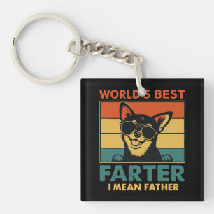 Porte-clefs Meilleur traître au monde Je veux dire Fête des pè