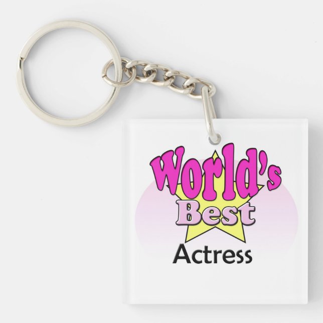 Porte-clefs Meilleure actrice du monde (Devant)