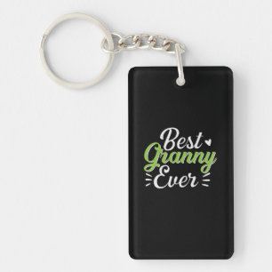 Porte-clefs Meilleure grand-mère de tous les temps d'art de mè