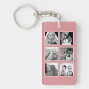 Porte-clefs Meilleure Maman Collage Photo