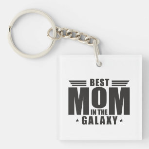 Porte-clefs Meilleure maman dans la Galaxie - Fête des mères, 
