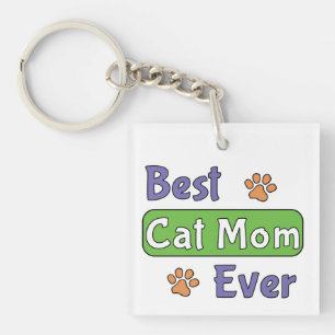 Porte-clefs Meilleure maman de chat de tous les temps