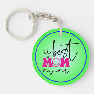Porte-clefs Meilleure maman jamais la fête des mères Design-63