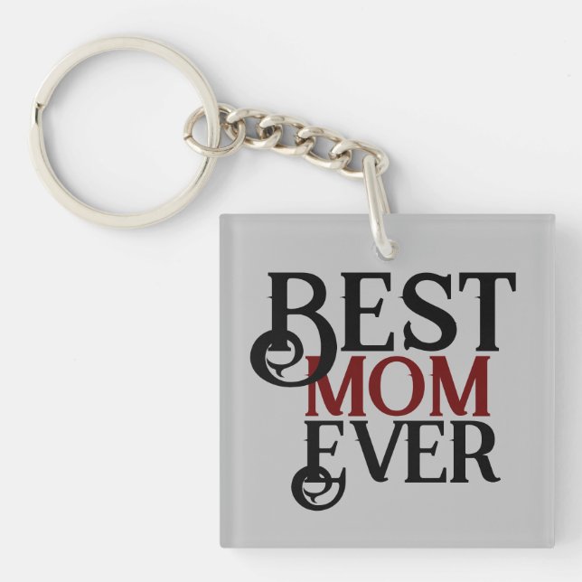 Porte-clefs meilleure maman jamais, maman maman maman simple c (Devant)