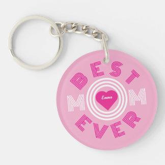 Porte-clefs Meilleure maman jamais personnalisée