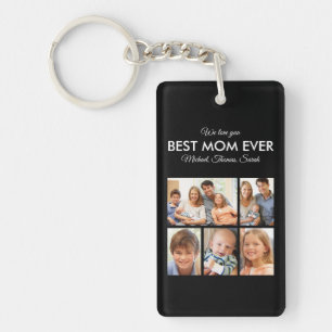 Porte-clefs Meilleure maman Jamais Photo Collage Fête des mère